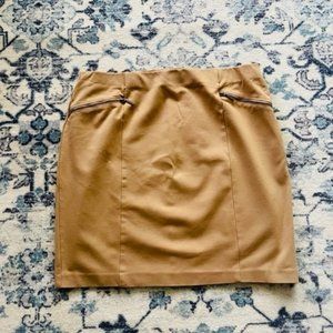 ALFANI MINI SKIRT WITH ZIPPERS